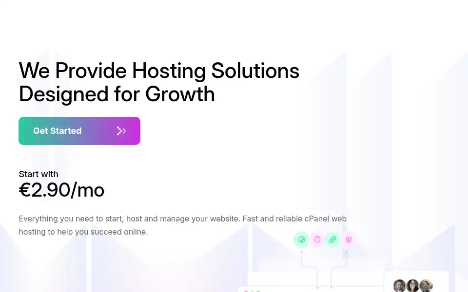 Screenshot of euhosting.com