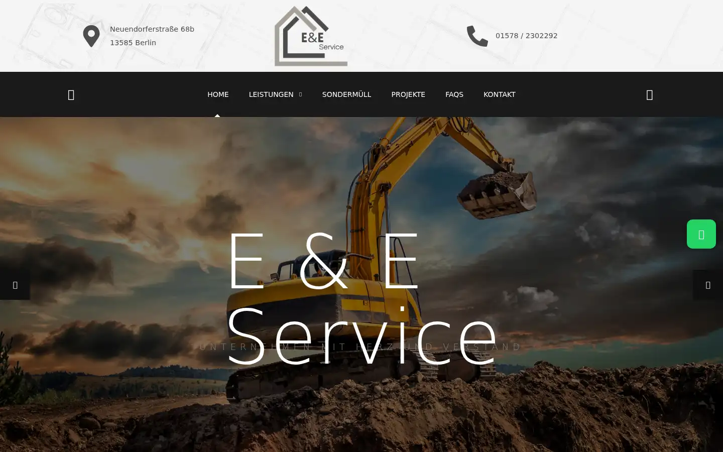 Screenshot of eunde-service.com
