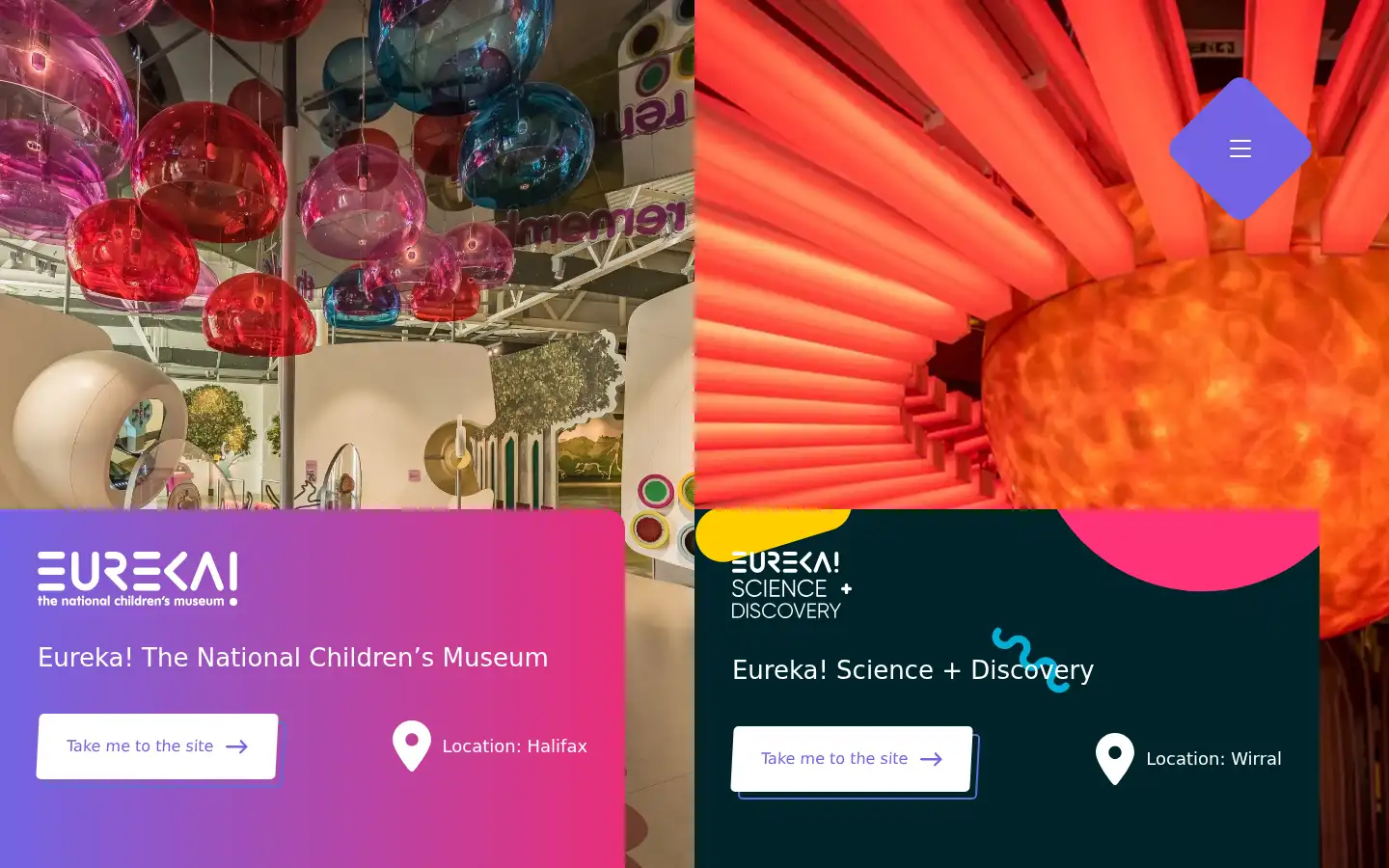 Screenshot of eureka.org.uk