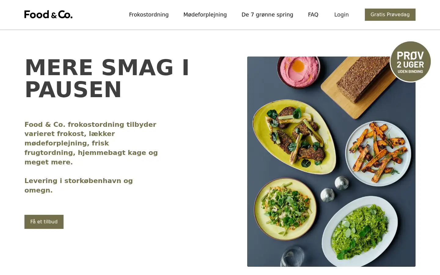 Screenshot of eurest.dk
