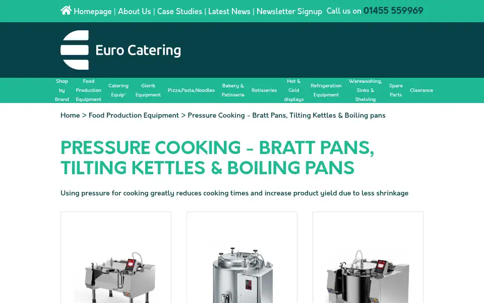 Screenshot of euro-catering.co.uk