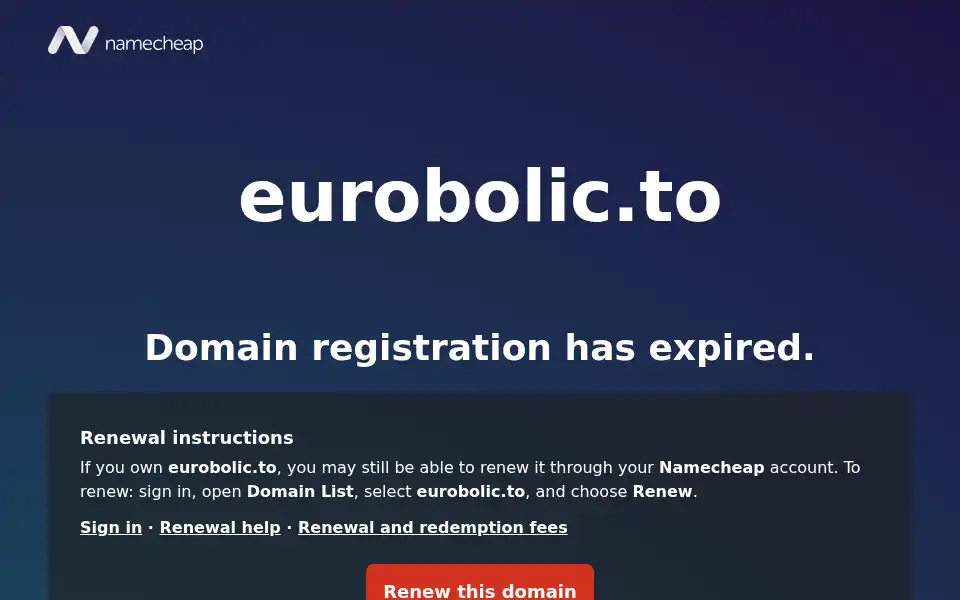 Screenshot of eurobolic.to