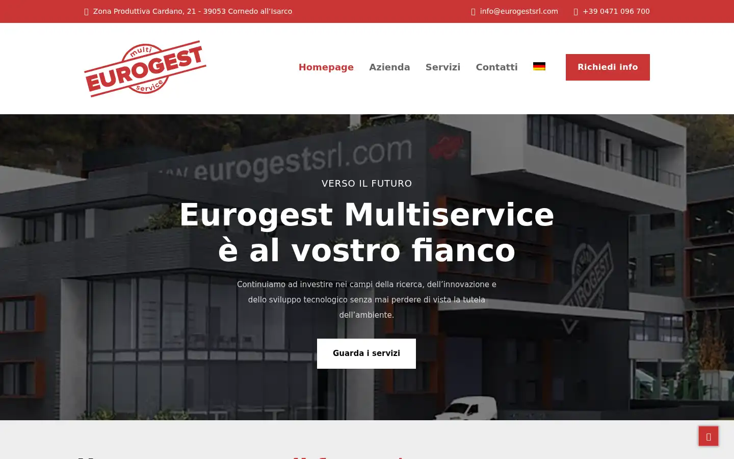 Screenshot of eurogestsrl.com