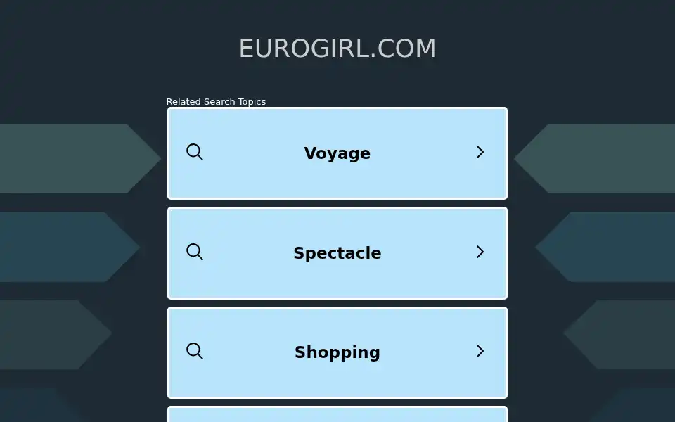 Screenshot of eurogirl.com