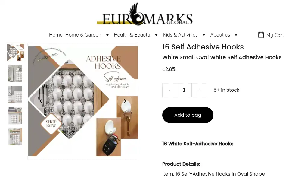 Screenshot of euromarks.co.uk