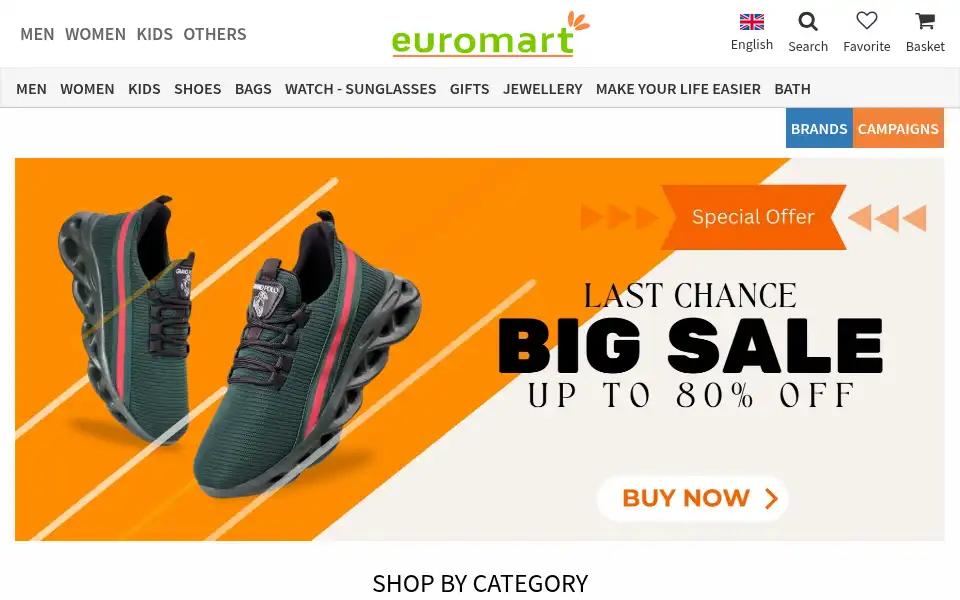 Screenshot of euromart.com