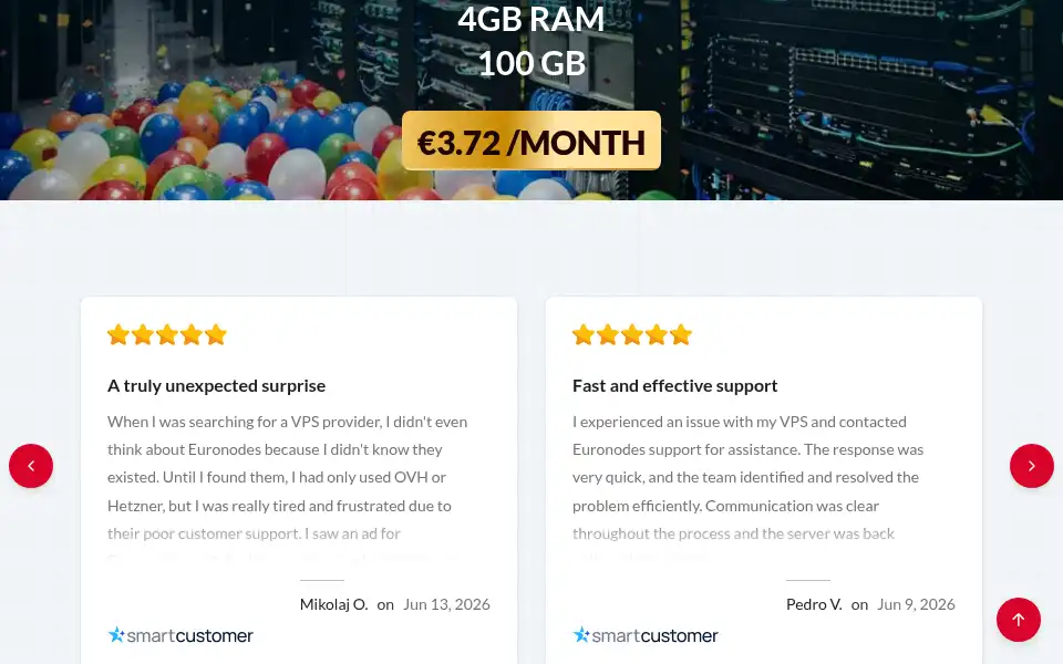 Screenshot of euronodes.com