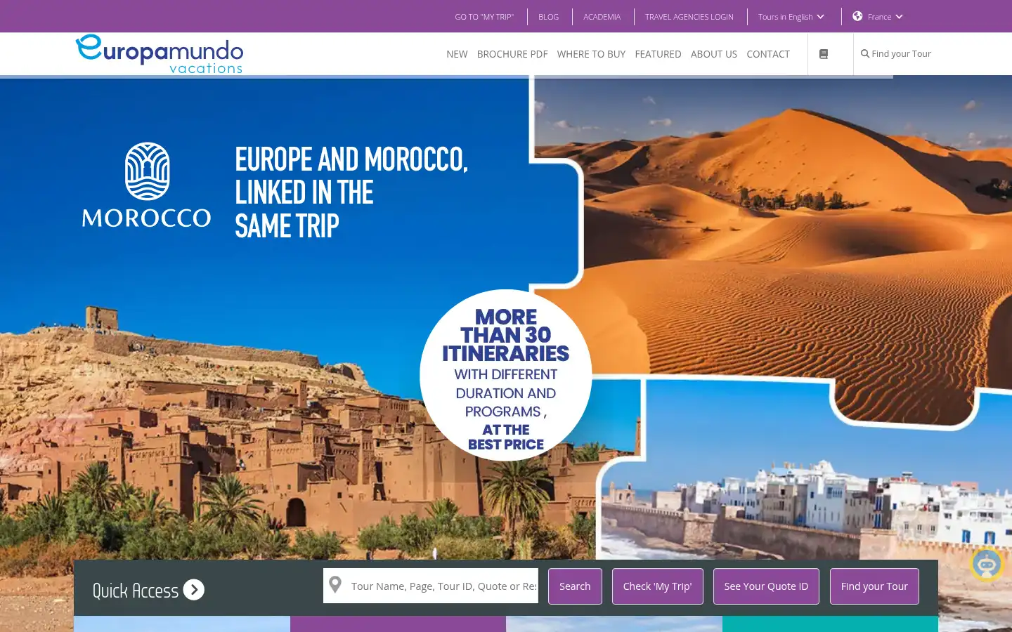 Screenshot of europamundo.com