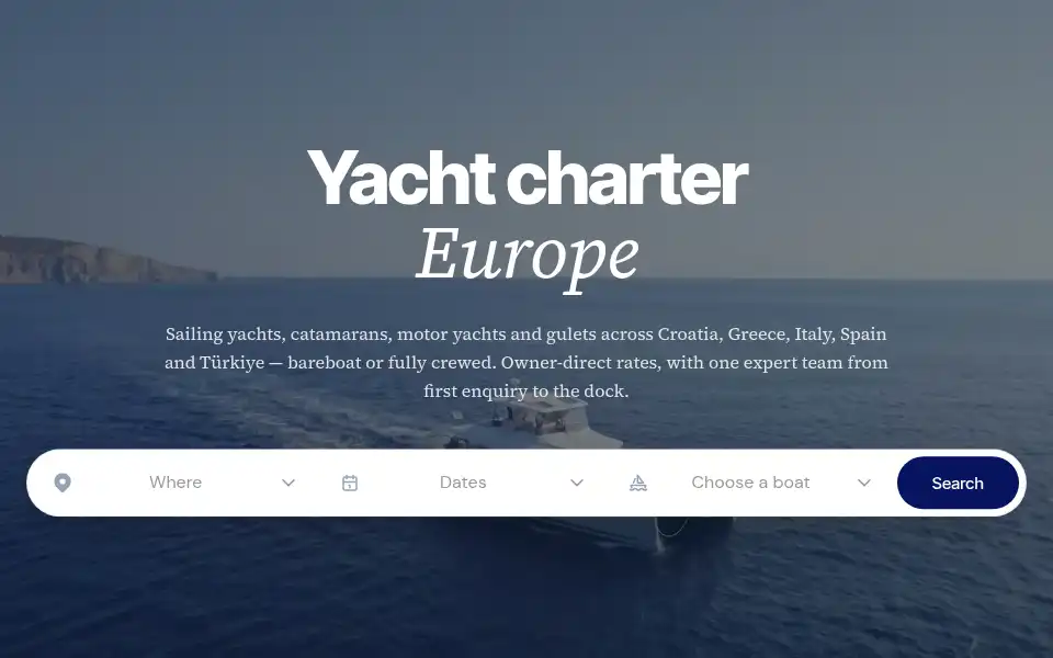 Screenshot of europe-yachts.com
