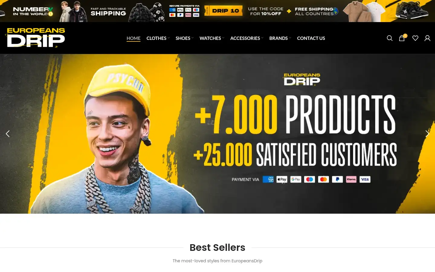 Screenshot of europeansdripp.com