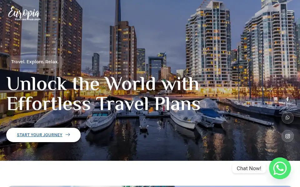 Screenshot of europiatravel.com
