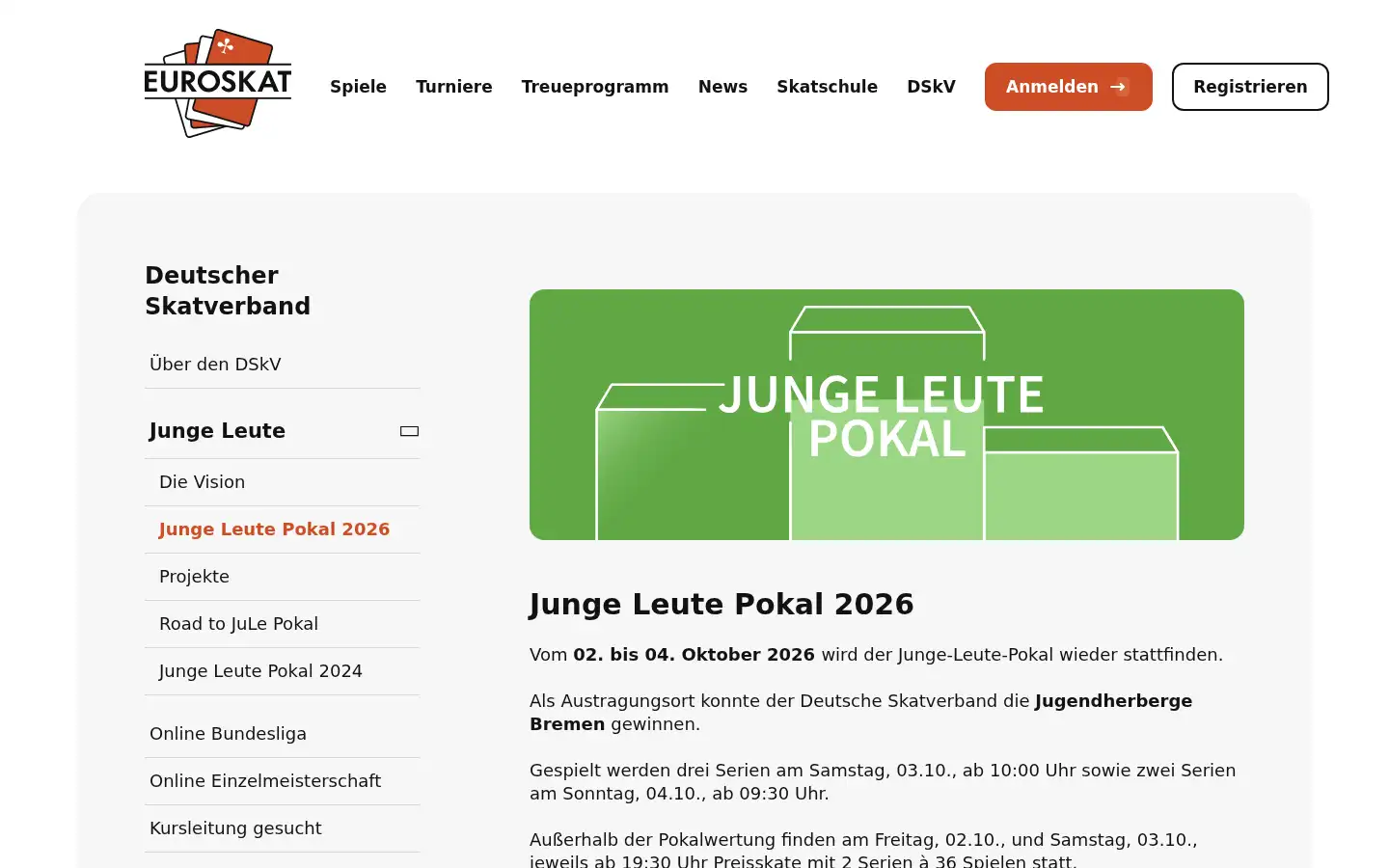 Screenshot of euroskat.com