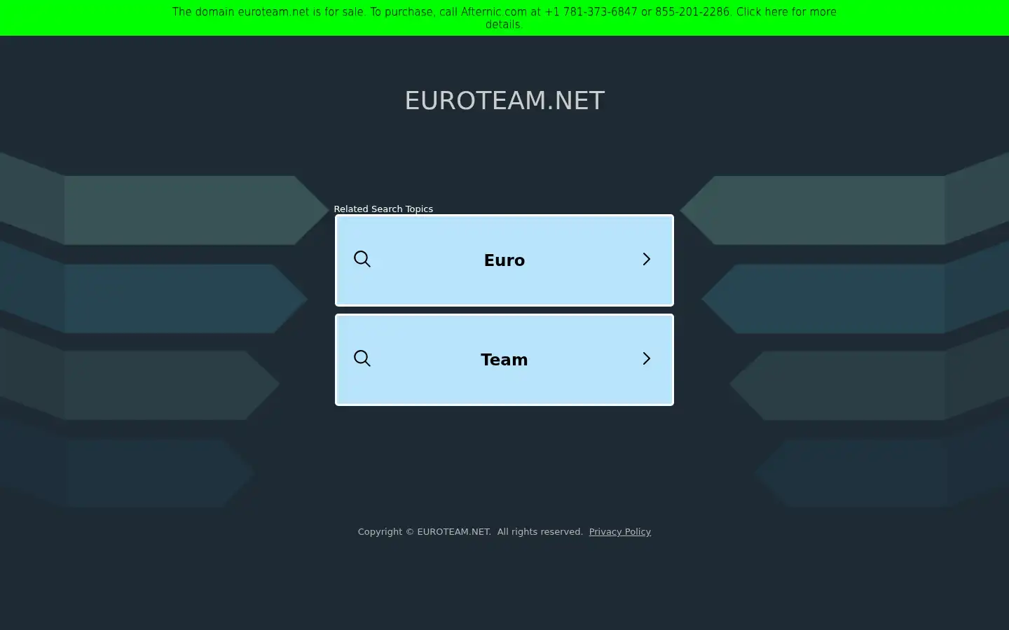 Screenshot of euroteam.net