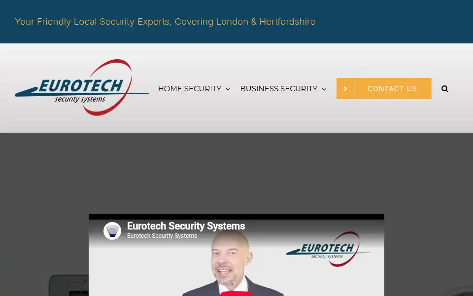 Screenshot of eurotechsecurity.com