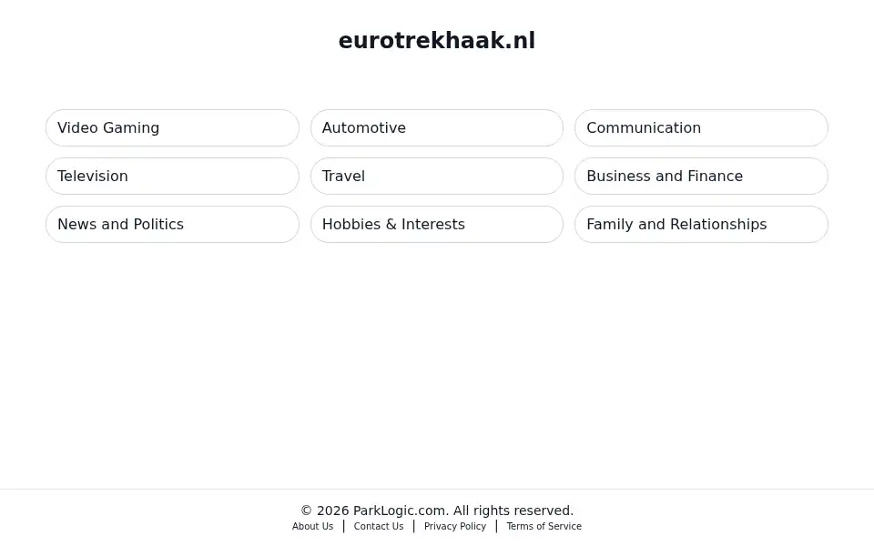 Screenshot of eurotrekhaak.nl