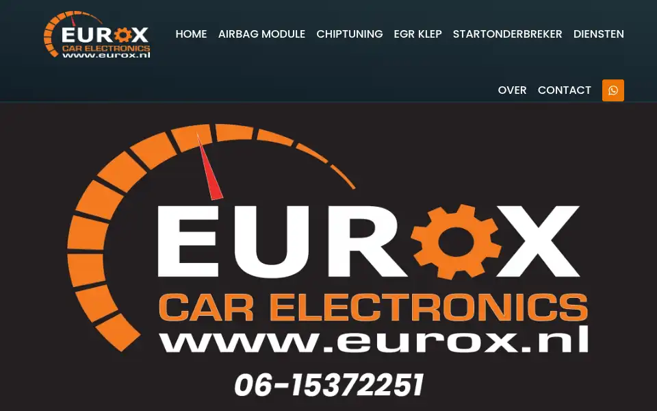 Screenshot of eurox.nl