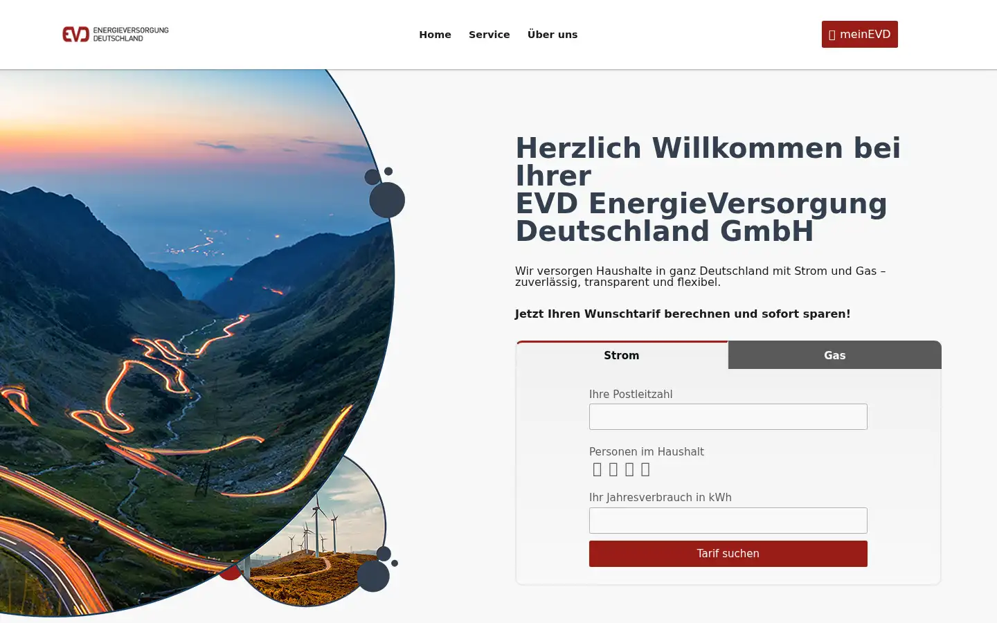 Screenshot of ev-d.de