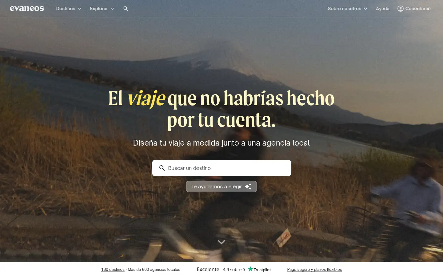 Screenshot of evaneos.es