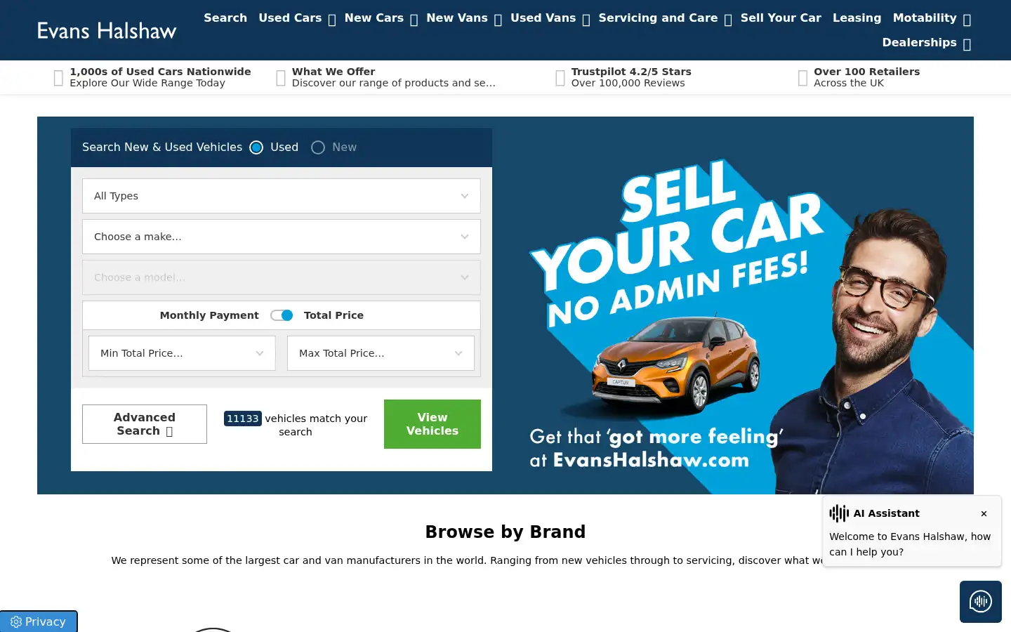 Screenshot of evanshalshaw.com