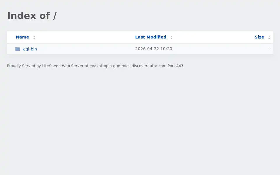 Screenshot of evaxatropin-gummies.discovernutra.com