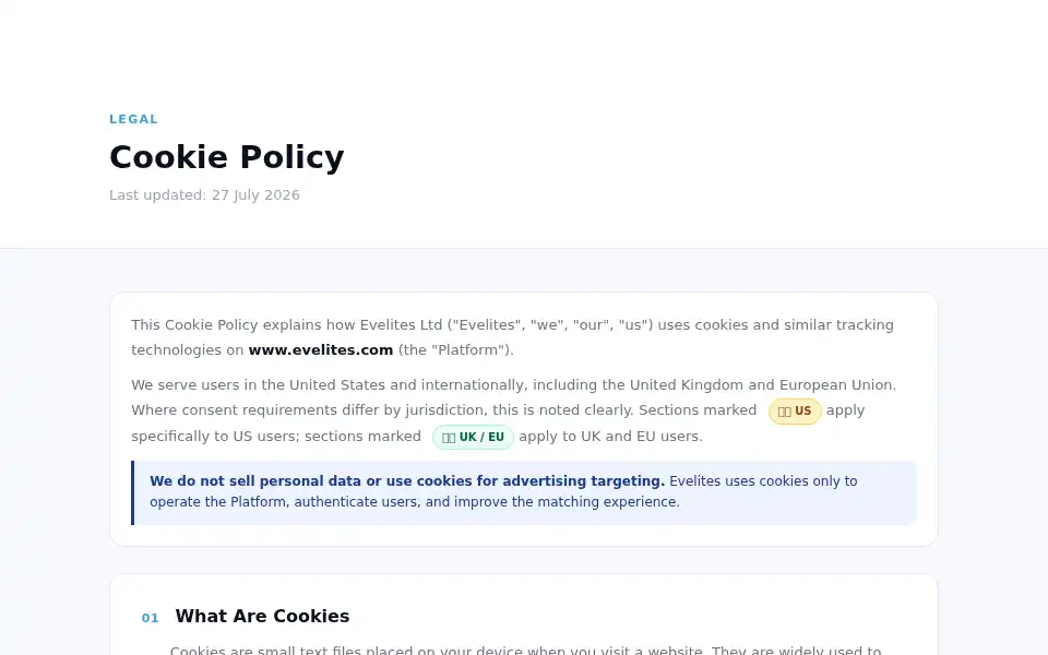 Screenshot of evelites.com