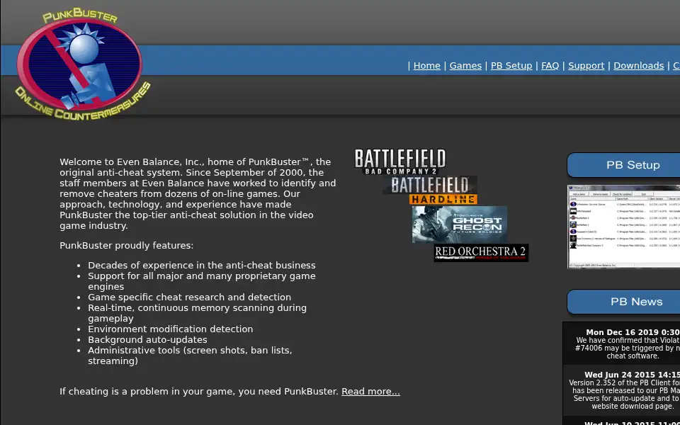 Screenshot of evenbalance.com
