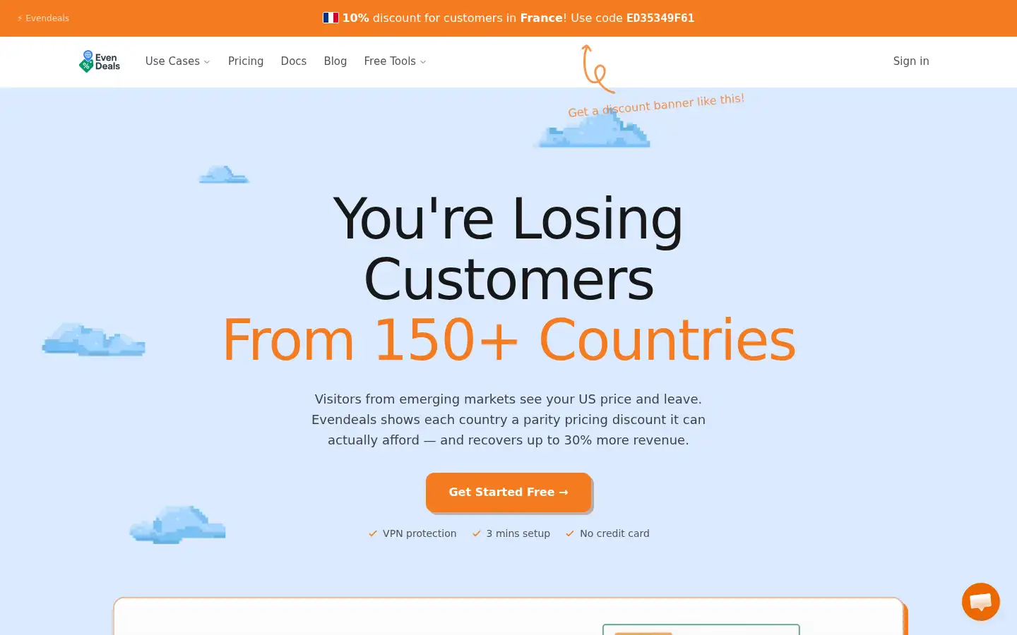 Screenshot of evendeals.com