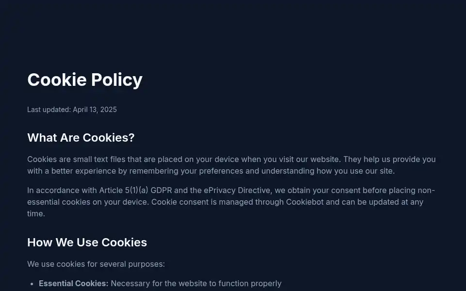 Screenshot of evensify.com