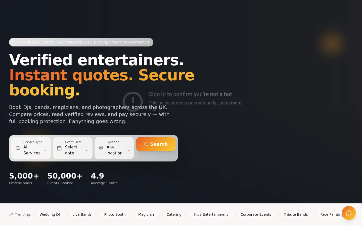 Screenshot of event-zireto.co.uk