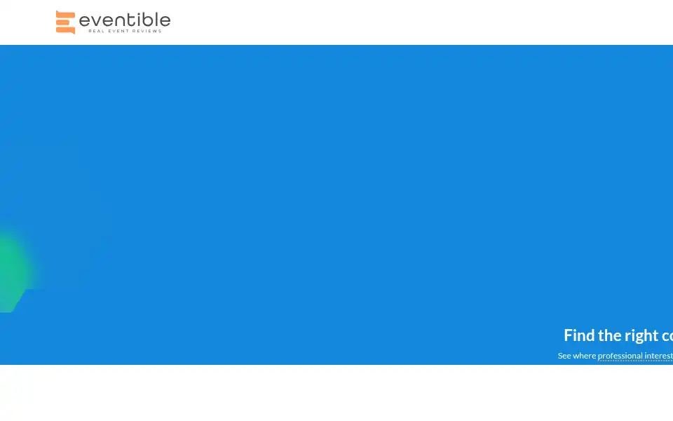 Screenshot of eventible.com