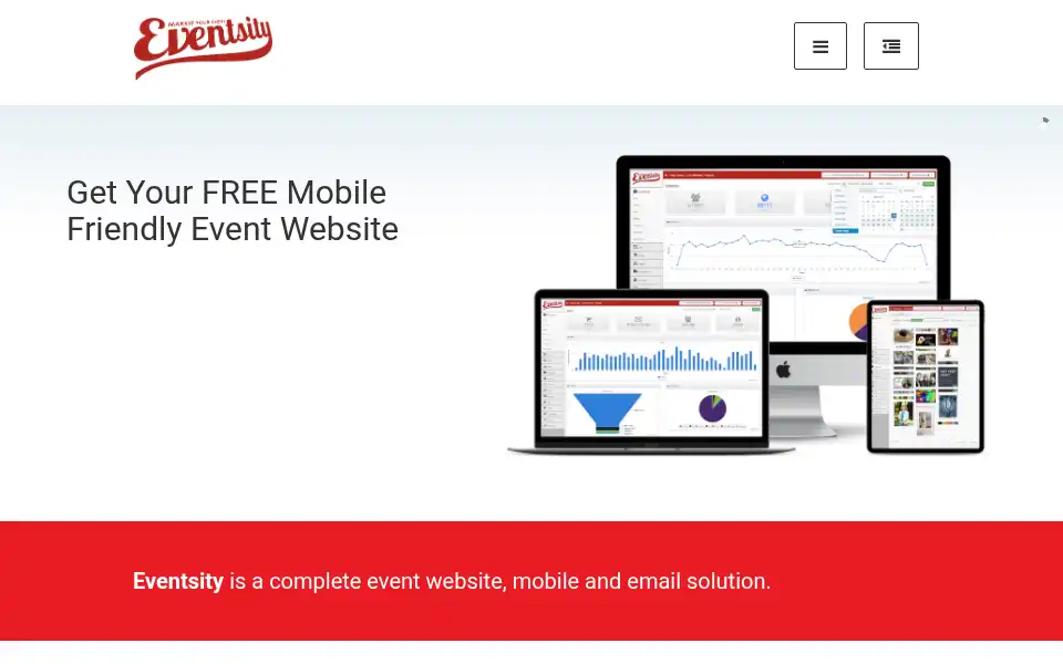 Screenshot of eventsity.com