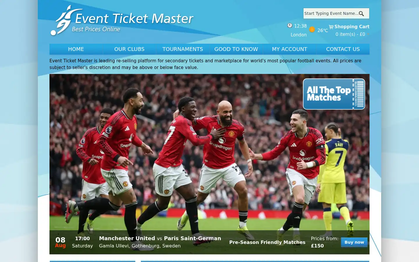 Screenshot of eventticketmaster.com