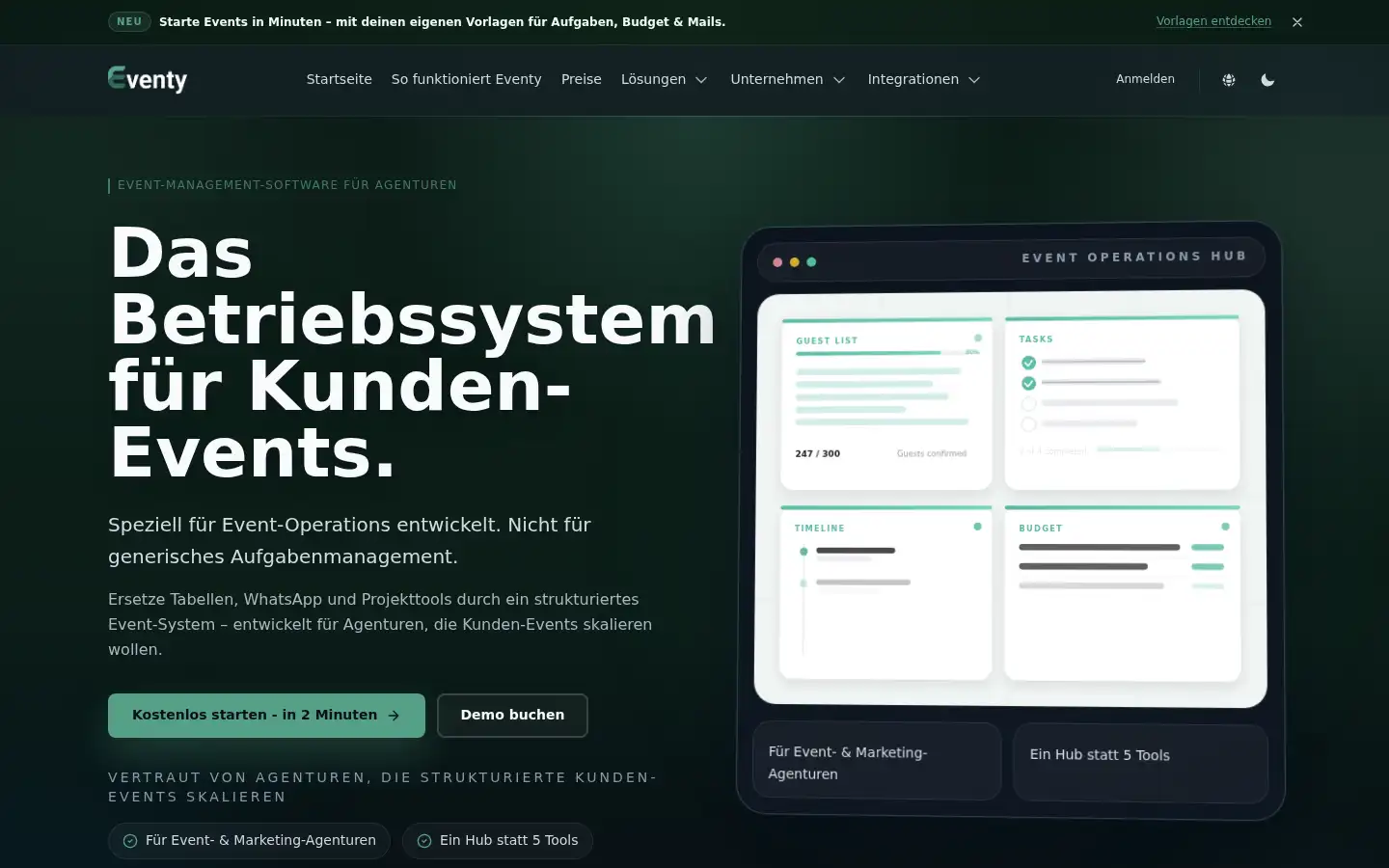 Screenshot of eventy.site