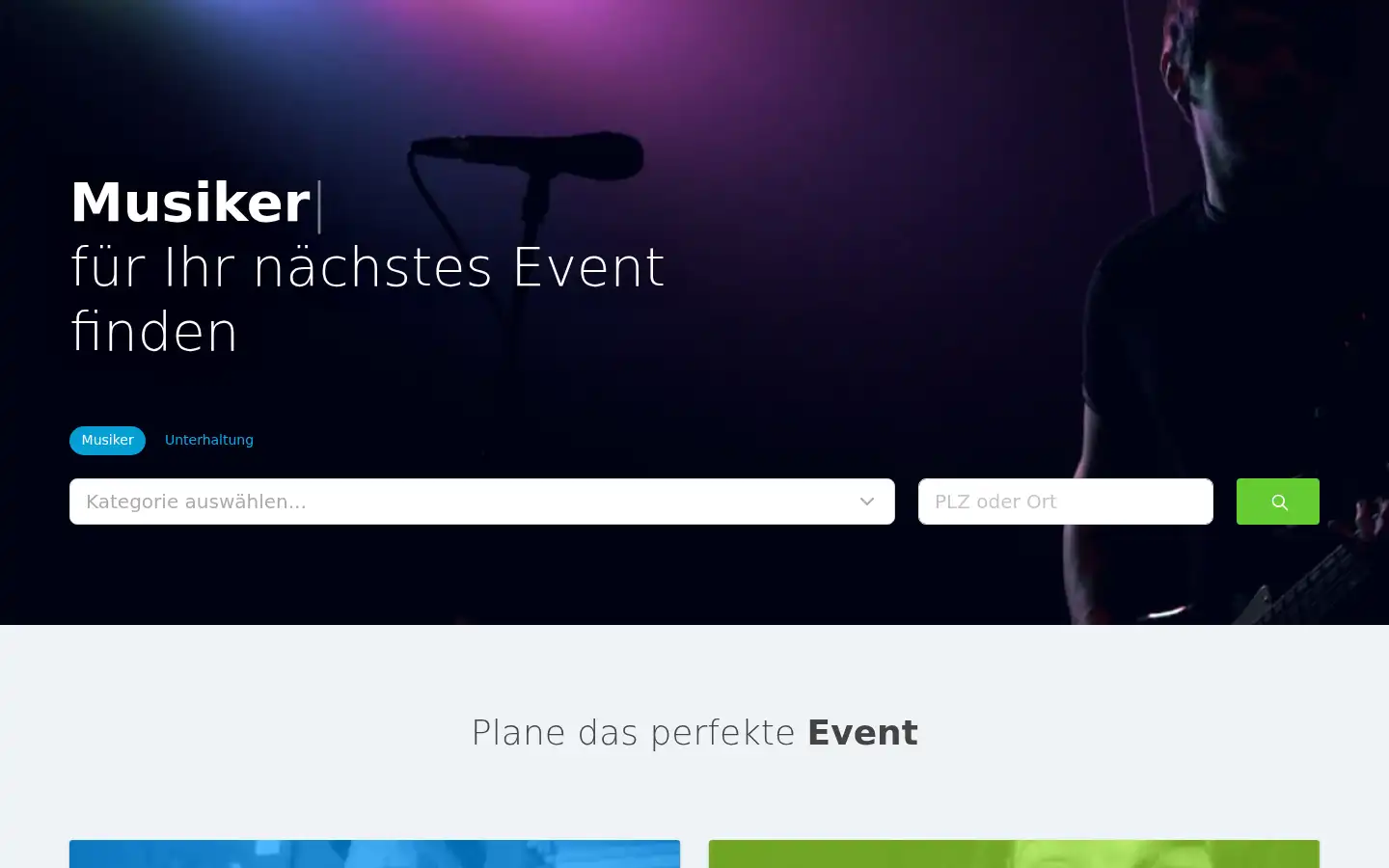 Screenshot of eventzone.ch