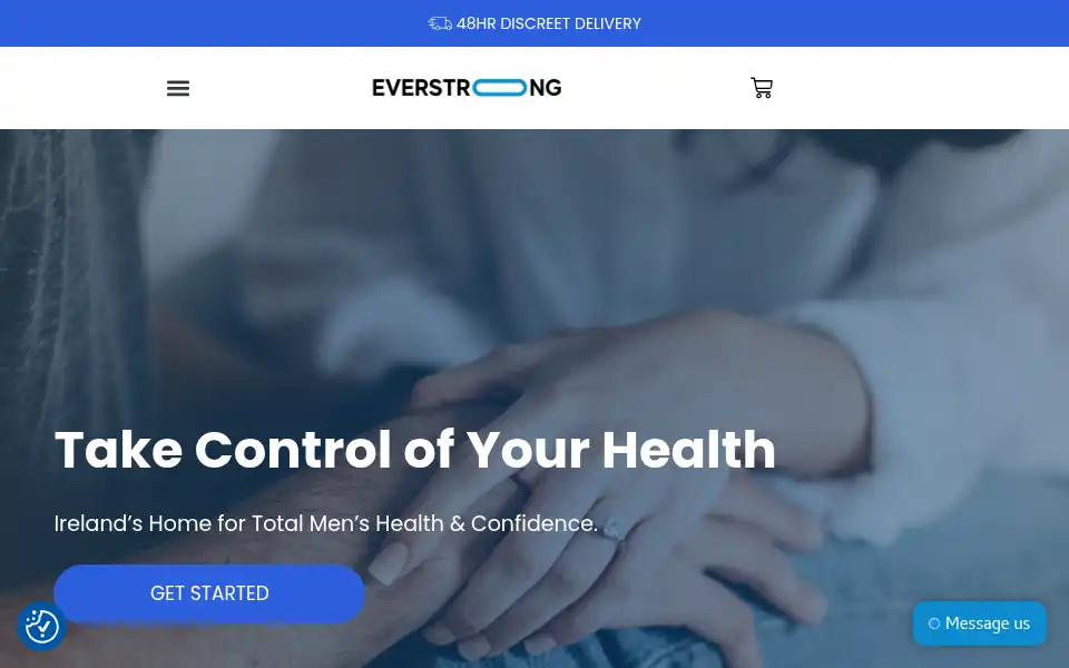 Screenshot of ever-strong.ie