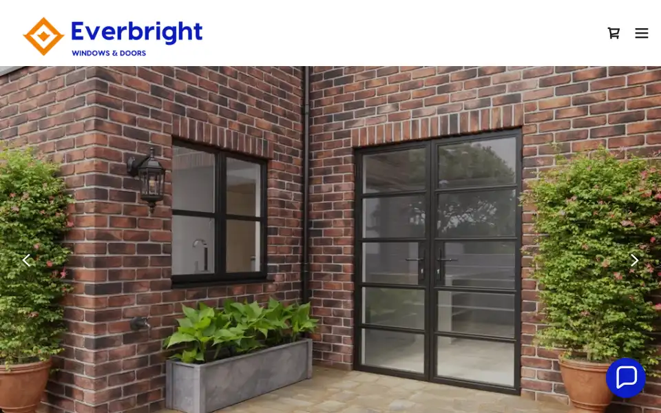 Screenshot of everbrightwindows.co.uk