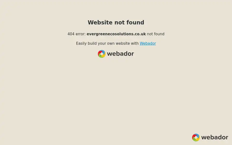 Screenshot of evergreenecosolutions.co.uk