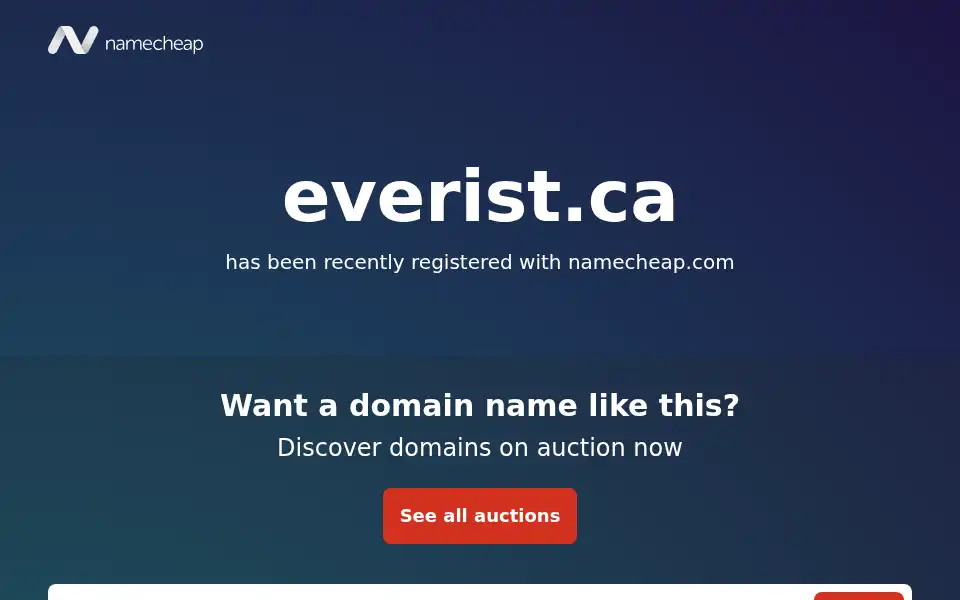 Screenshot of everist.ca