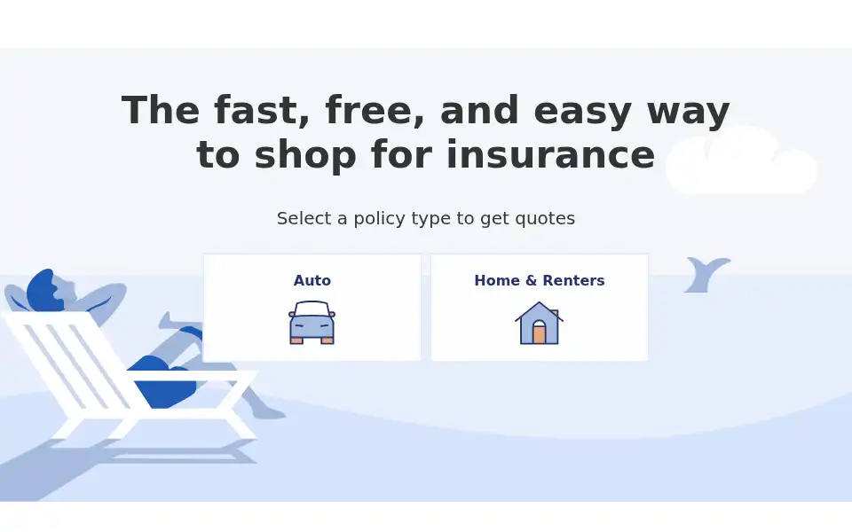 Screenshot of everquote.com