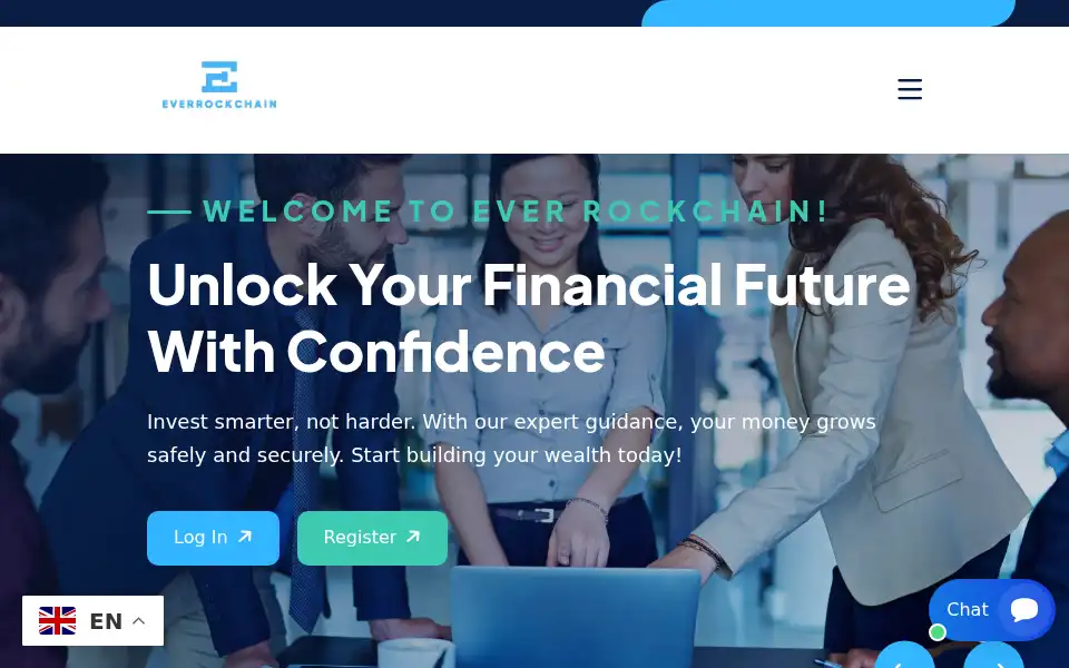 Screenshot of everrockchain.com