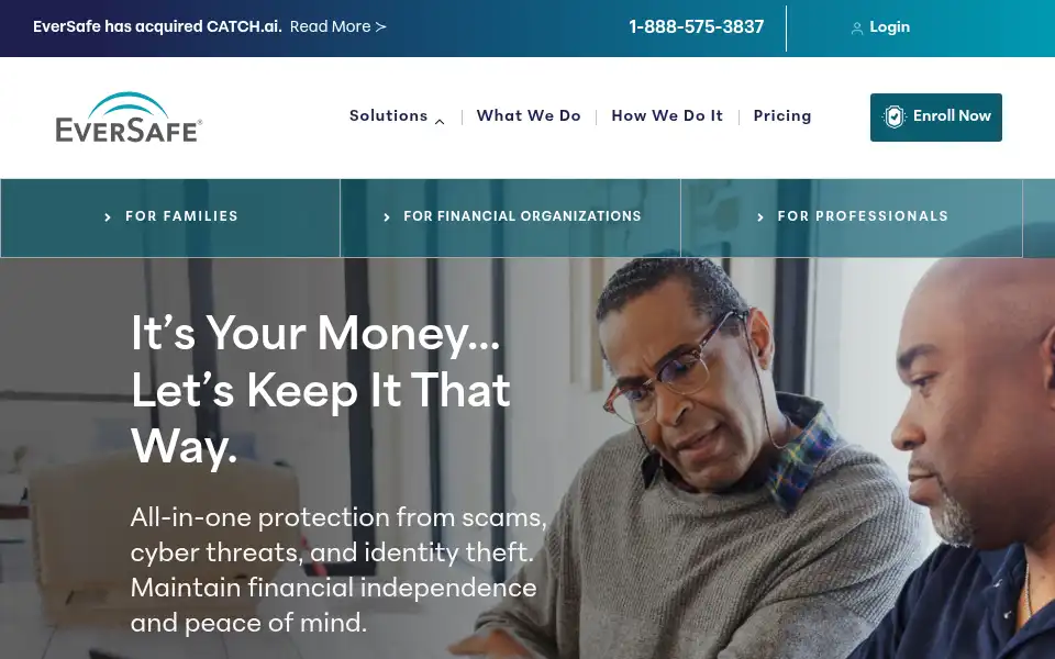 Screenshot of eversafe.com