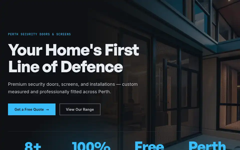 Screenshot of eversafedoorsandscreens.com.au