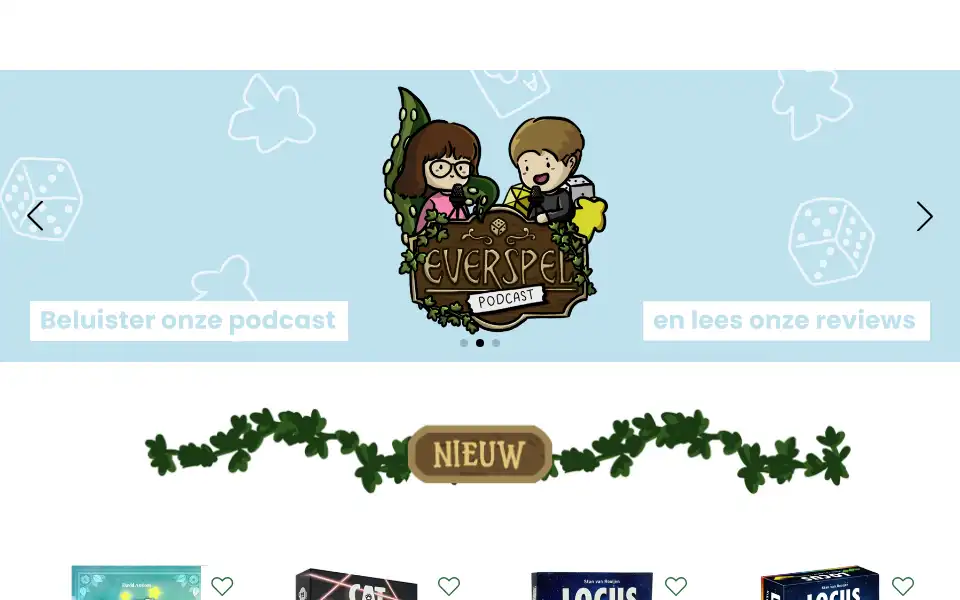 Screenshot of everspel.com