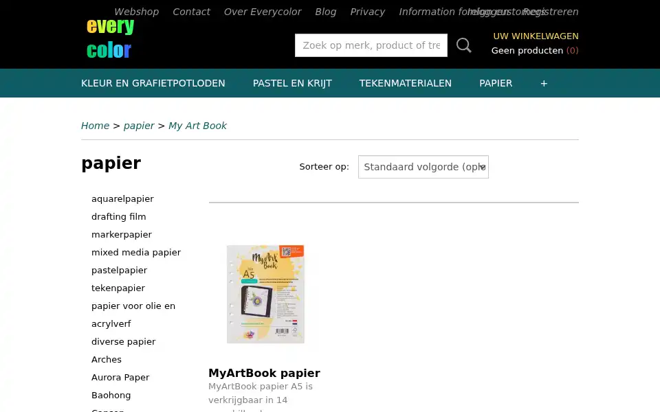 Screenshot of everycolor.nl