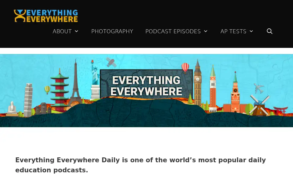 Screenshot of everything-everywhere.com