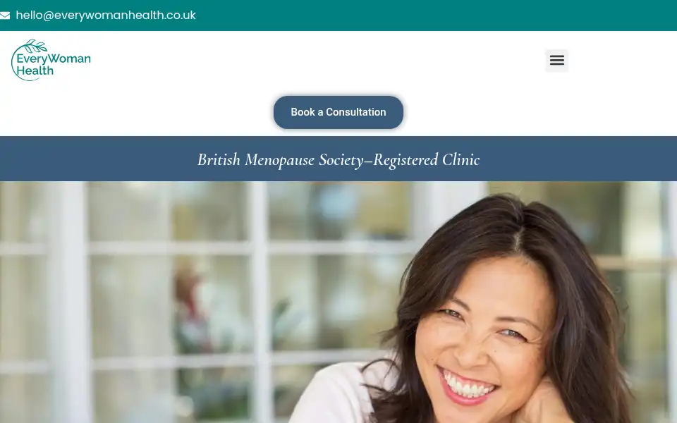 Screenshot of everywomanhealth.co.uk