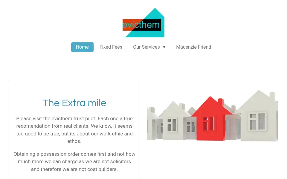 Screenshot of evicthem.co.uk