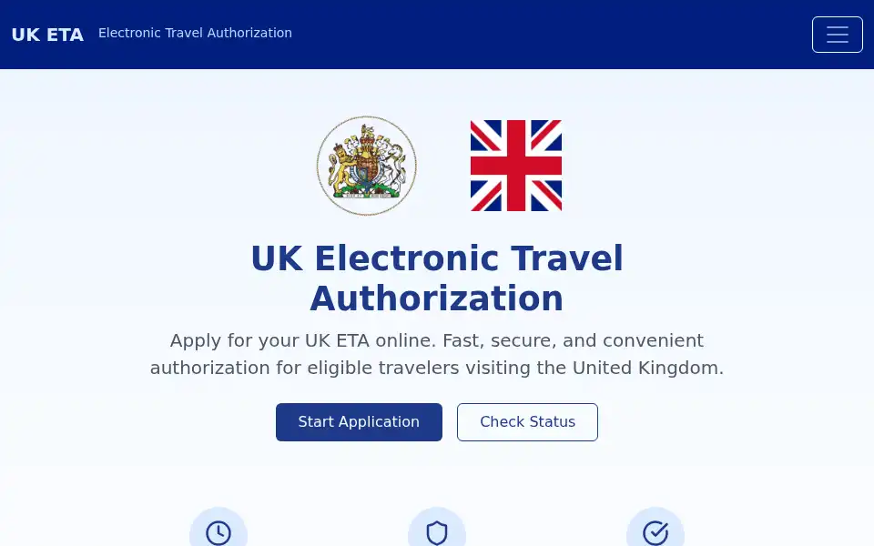 Screenshot of evisaregistry.com