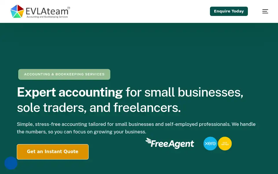 Screenshot of evlateam.co.uk