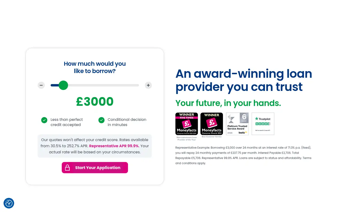 Screenshot of evlo.co.uk